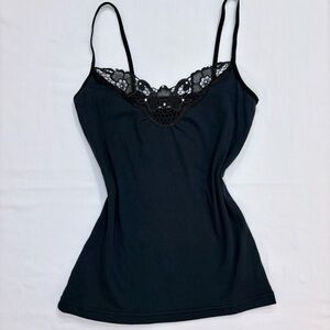 Vera Moda Dark Teal Lace Camisole- Small